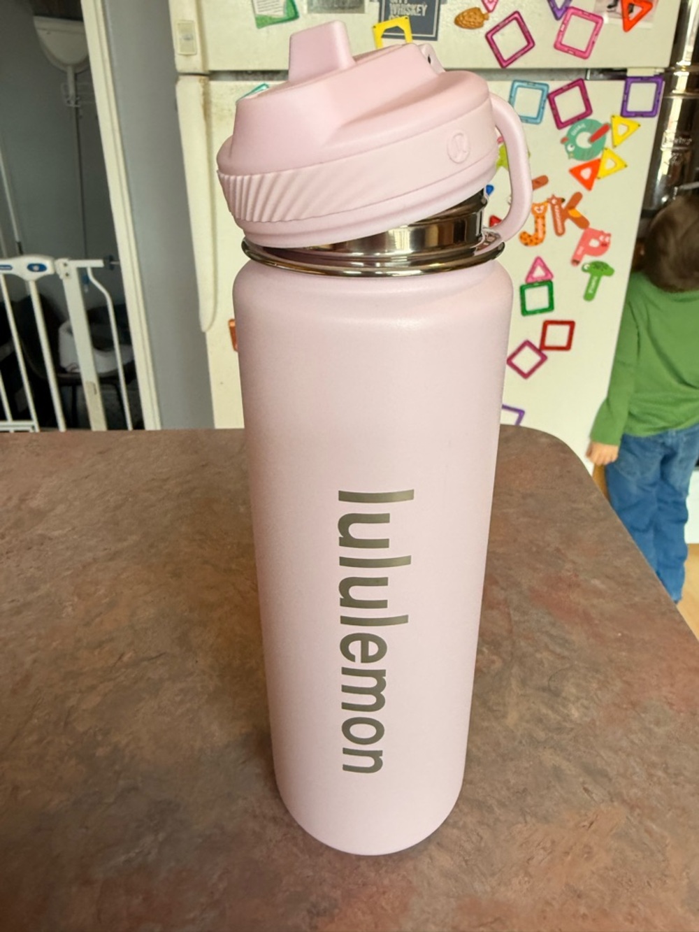 lululemon athletica Pink Stainless Steel Water Bottle